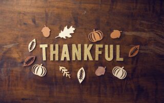 Gratitude, thankful